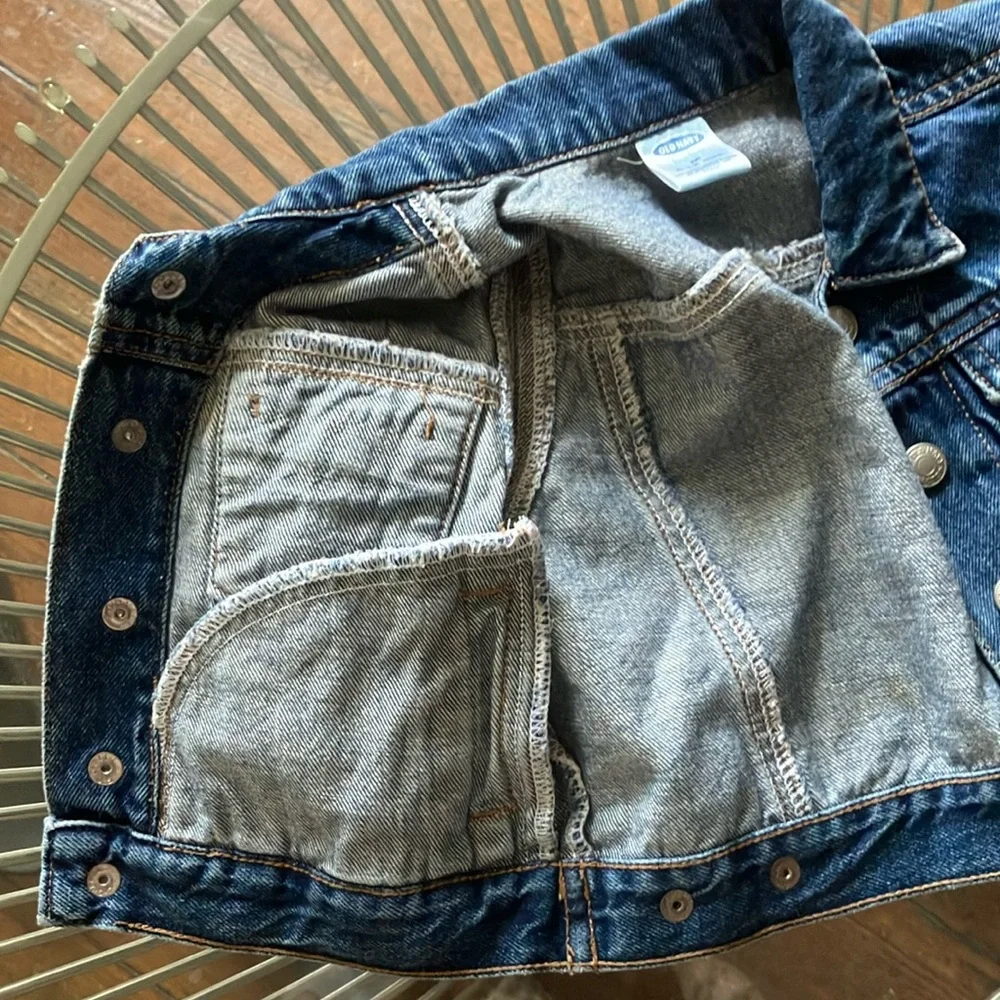 Y2K Old Navy Baby Denim Trucker Jacket unisex size 6-12 months